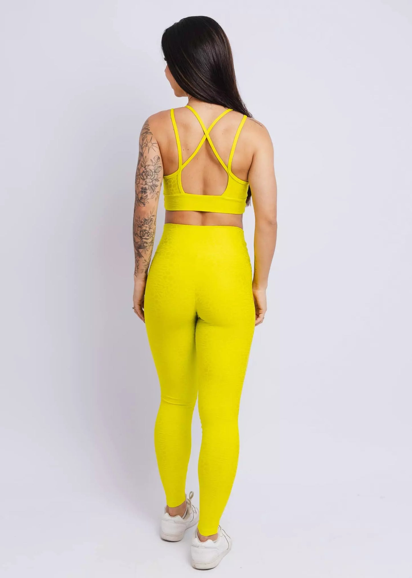 Yellow Leopard Long Set